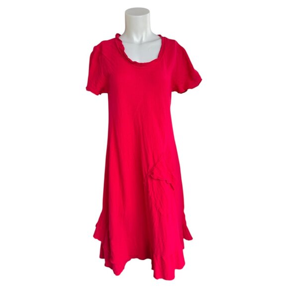 Oh My Gauze! Short Sleeve Pullover Cotton Dress Sz 1 - Picture 1 of 8